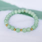 Apple Green Jade Bracelet B2517 (7.5mm)