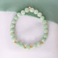 Apple Green Jade Bracelet B2517 (7.5mm)