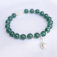 Glacial Teal Jade Bracelet B2521