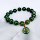 Pine Green Jade Bracelet B2522