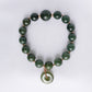 Pine Green Jade Bracelet B2522