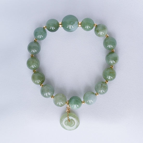 Sage Green Jade Bracelet B2523