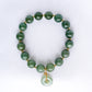 Forest Green Jade Bracelet B2524