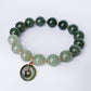 Forest Green Jade Bracelet B2526