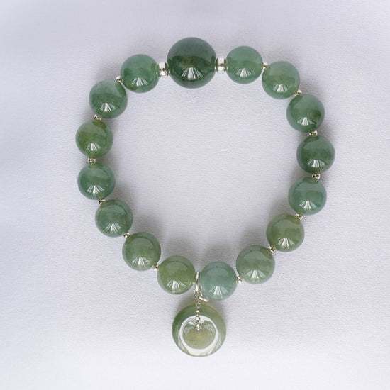 Sage Green Jade Bracelet B2527