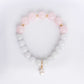 Lavender Jade and Rose Quartz Bracelet B2529