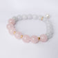 Lavender Jade and Rose Quartz Bracelet B2529