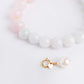 Lavender Jade and Rose Quartz Bracelet B2529