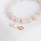 Lavender Jade and Rose Quartz Bracelet B2530
