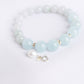 Aquamarine and Jade Bracelet B2531