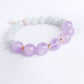 Lavender Jade and Pink Amethyst Bracelet B2533