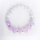 Lavender Jade and Pink Amethyst Bracelet B2533