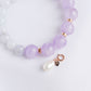 Lavender Jade and Pink Amethyst Bracelet B2533