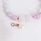 Lavender Jade and Pink Amethyst Bracelet B2534