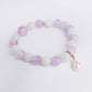 Lavender Jade and Pink Amethyst Bracelet B2535