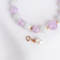 Lavender Jade and Pink Amethyst Bracelet B2535