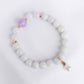 Lavender Jade and Pink Amethyst Bracelet B2537