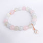 Lavender Jade, Moonstone and Rose Quartz Bracelet B2539