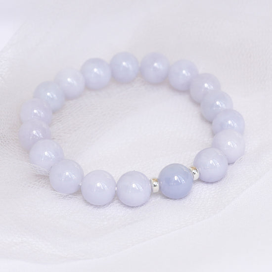 Vivid Lavender Jade Bracelet B2618