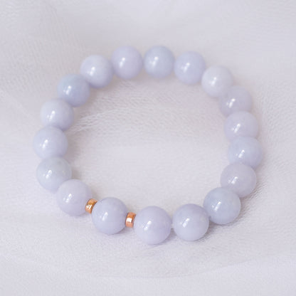 Vivid Lavender Jade Bracelet B2618