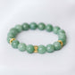 Celadon Green Jade Floral Bracelet B4