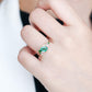 Bouquet De Fleurs Ring in 14K - Emerald