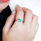 Bouquet De Fleurs Ring in 14K - Emerald