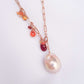 3 Way Asymmetrical Baroque Pearl Necklace - BPN22R