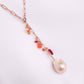 3 Way Asymmetrical Baroque Pearl Necklace - BPN22R