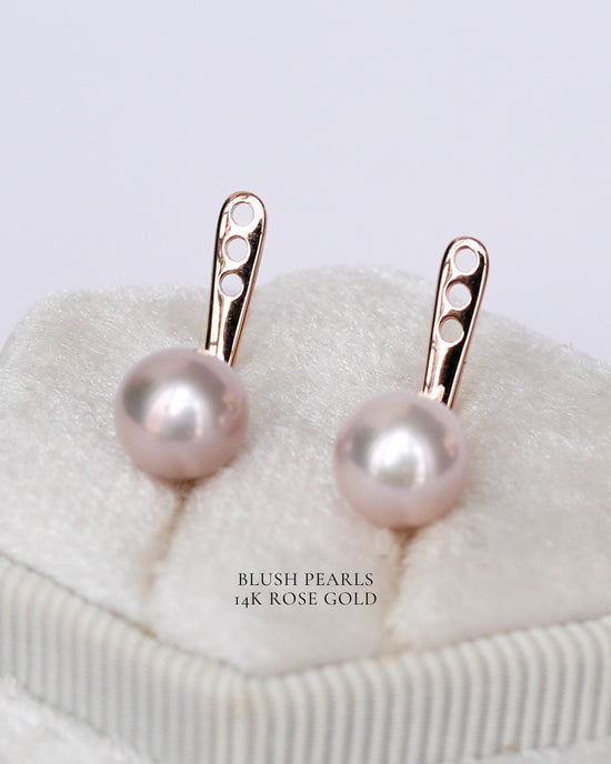 Pearl Dangles in 14K