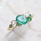 Bouquet De Fleurs Ring in 14K - Emerald