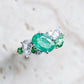 Bouquet De Fleurs Ring in 14K - Emerald