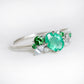 Bouquet De Fleurs Ring in 14K - Emerald