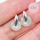 Chic Jade Donut Ear Studs