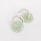 Cross Loop Jade Earrings CS1