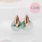 Chic Jade Donut Ear Studs
