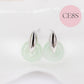 Chic Jade Donut Ear Studs
