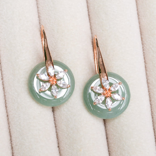 Daisy Hook Jade Earrings DR1