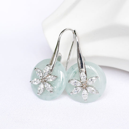 Daisy Hook Jade Earrings DS1