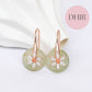 Daisy Hook Jade Earrings