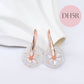 Daisy Hook Jade Earrings