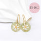 Daisy Hook Jade Earrings