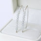 White Jade Arc Earrings A1