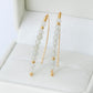 White Jade Arc Earrings A1