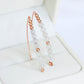 White Jade Arc Earrings A2