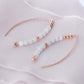 White Jade Arc Earrings A2