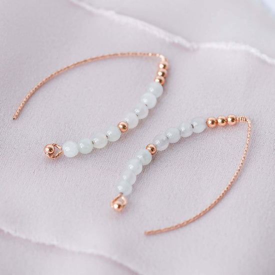 White Jade Arc Earrings A2
