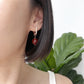 Radiant Red Agate Convertible Hoops