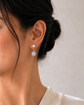 Edison Pearl and Lavender Jade Earrings