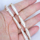Elongated Pearl Choker Necklace